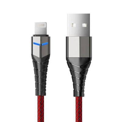 Кабель Accesstyle AL24-F100LED USB-Lighting 1м Red-Black / Кабели | Электроника | V4.Ru: Маркетплейс