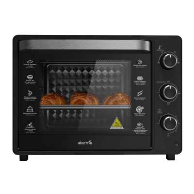 Мини-печь Deerma Oven DEM-KZ110W Black Микроволновые печи / Электроника | V4.Market