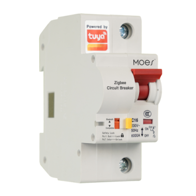 Выключатель Moes Zigbee circuit breaker 1P 16A Выключатели / Электроника | V4.Market