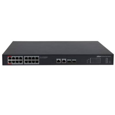 16-портовый управляемый гигабитный коммутатор с PoE Dahua DH-PFS3220-16GT-240 IP-видеорегистраторы / Электроника | V4.Market