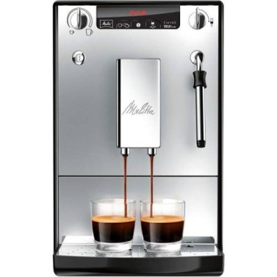 Melitta Кофемашина на 2 чашки со вспенивателем молока, серебристая Caffeo Solo E 950 Melitta / Кофемашины | Товары для дома | V4.Ru: Маркетплейс