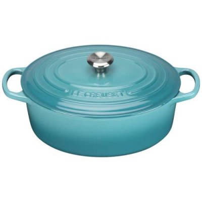 Le Creuset Гусятница / жаровня 27 см, бирюзовый Le Creuset / Посуда для кухни | Товары для дома | V4.Ru: Маркетплейс