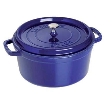 Staub Кастрюля / жаровня 24 см с крышкой Dark Blue Staub / Кастрюли | Товары для дома | V4.Ru: Маркетплейс