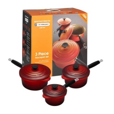 Le Creuset Набор ковшей профессиональный 3 предмета, вишневый Le Creuset / Ковши | Товары для дома | V4.Ru: Маркетплейс