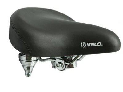 Седло велосипедное VELO, комфорт, 269х255мм, 1068г, пена, черное, VL-8030 / Седла для велосипедов | Спорт и отдых | V4.Ru: Маркетплейс