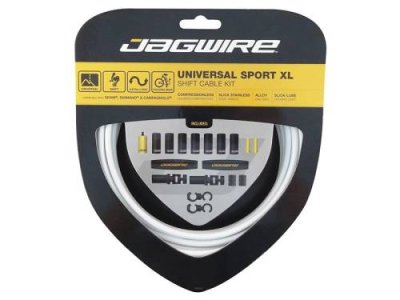 Тросы с оболочками JAGWIRE тормозные,Universal Sport Shift XL, комплект, белый, UCK601 / Тросики и Рубашки | Спорт и отдых | V4.Ru: Маркетплейс