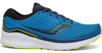 Кроссовки мужские Saucony Munchen 4 (Cobalt/Citrus USA 8.5 || UK 7.5 || RUS 41 || S20554-55-85) Беговые кроссовки / Одежда, обувь и аксессуары | V4.Market