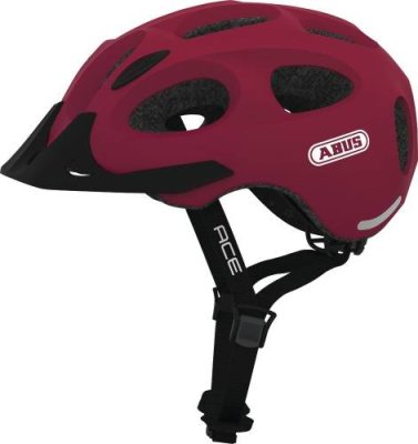 Шлем велосипедный ABUS Youn-I-Ace, cherry red, 2021, 05-0072616 / Велошлемы | Спорт и отдых | V4.Ru: Маркетплейс