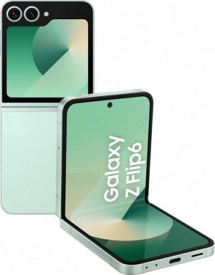 Смартфон Samsung Galaxy Z Flip6 256 ГБ Мятный / Galaxy Z Flip6 | Электроника | V4.Ru: Маркетплейс