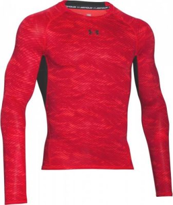 Компрессионная футболка мужская Under Armour HeatGear Compression LS (LG; 50-52; red (красный); 1258896-984-LG) Футболки / Одежда, обувь и аксессуары | V4.Market