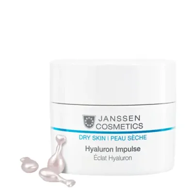 JANSSEN COSMETICS Концентрат с гиалуроновой кислотой, в капсулах / Hyaluron Impulse DRY SKIN 50 шт / Концентраты | Товары для красоты | V4.Ru: Маркетплейс