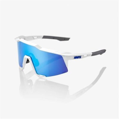 Очки велосипедные 100% Speedcraft, спортивные, Matte White / HIPER Blue Multilayer Mirror Lens, 61001-407-01 / Велоочки | Спорт и отдых | V4.Ru: Маркетплейс