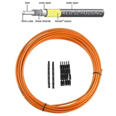 Троса рубашка JAGWIRE PRO KEB-SL (со смазкой), 5 мм, 10 м, ORANGE, ZHB904 / Тросики и Рубашки | Спорт и отдых | V4.Ru: Маркетплейс