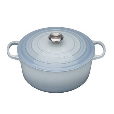 Le Creuset Кастрюля / жаровня с крышкой 24 см, голубой океан Signature Le Creuset / Кастрюли | Товары для дома | V4.Ru: Маркетплейс