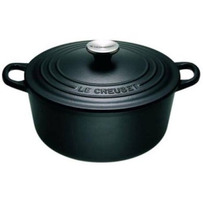 Le Creuset Кастрюля / жаровня 22 см, черный Le Creuset / Кастрюли | Товары для дома | V4.Ru: Маркетплейс