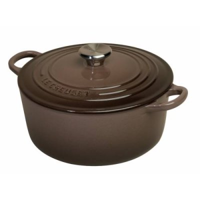 Le Creuset Кастрюля / жаровня 22 см, коричневый Le Creuset / Кастрюли | Товары для дома | V4.Ru: Маркетплейс