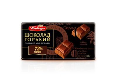 Шоколад "Горький 72% какао" Горький / Продукты питания | V4.Market