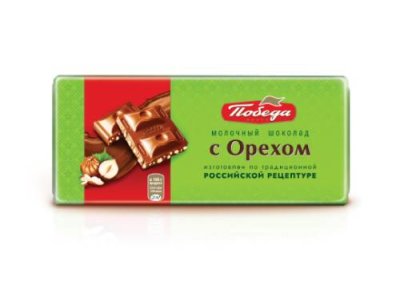 Шоколад "Молочный c орехом" Молочный / Продукты питания | V4.Market