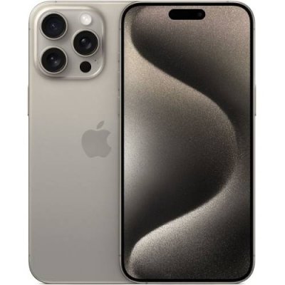 Мобильный телефон Apple iPhone 15 Pro Max 256GB Dual: nano SIM + eSim natural titanium (титан) / iPhone 15 Pro Max | Электроника | V4.Ru: Маркетплейс