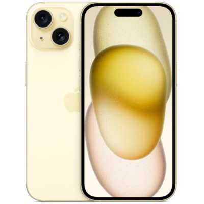 Мобильный телефон Apple iPhone 15 128Gb Dual: nano SIM + eSim yellow (желтый) / iPhone 15 | Электроника | V4.Ru: Маркетплейс