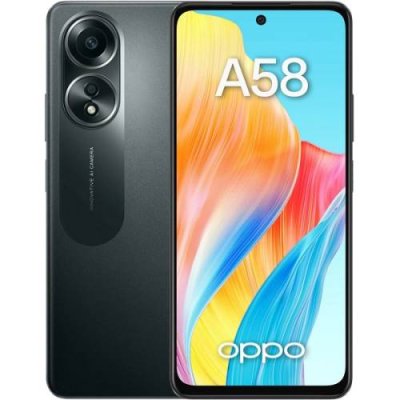 Мобильный телефон OPPO A58 6/128 блестящий черный EAC / OPPO A58 | Электроника | V4.Ru: Маркетплейс