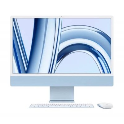 Моноблок Apple iMac 24" M3 8/10/8/256 blue (MQRQ3) / 24 дюйма | Электроника | V4.Ru: Маркетплейс