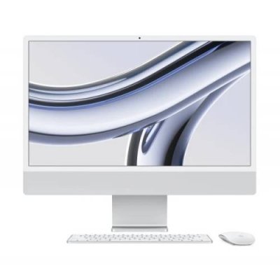 Моноблок Apple iMac 24" M3 8/10/8/256 silver (MQRJ3) / 24 дюйма | Электроника | V4.Ru: Маркетплейс