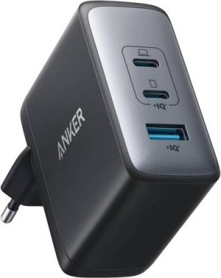 Сетевое зарядное устройство Anker PowerPort III GaN II 3-Port 100W чёрное / Anker | Электроника | V4.Ru: Маркетплейс