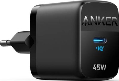 Сетевое зарядное устройство для Samsung компактное Anker 313 45Вт A2643 USB-C чёрное / Anker | Электроника | V4.Ru: Маркетплейс