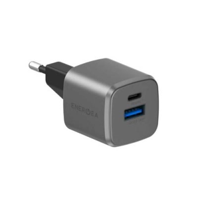 Сетевое зарядное устройство EnergEA Ampcharge GaN20 USB/Type-C 20W темно-серое / EnergEA | Электроника | V4.Ru: Маркетплейс