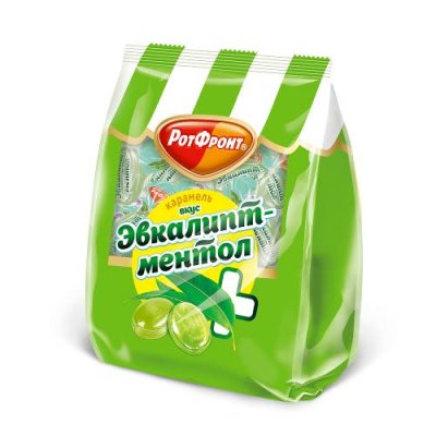 Карамель Эвкалипт-Ментол, Рот Фронт, 250 гр. Карамельные конфеты / Продукты питания | V4.Market