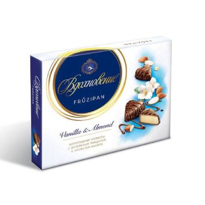 Конфеты в коробке Вдохновение Fruzipan Vanilla&Almond с дробленым миндалем и ароматом ванили, 145 г Конфеты в коробках / Продукты питания | V4.Market