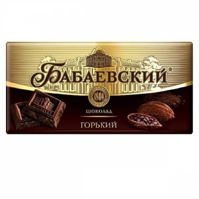 Шоколад Бабаевский горький, 90 гр. Горький шоколад / Продукты питания | V4.Market