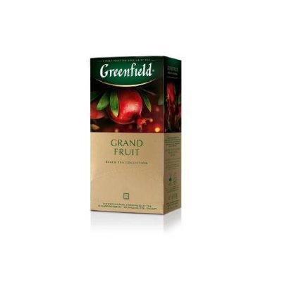 Чай Greenfield Grand Fruit черный в пакетиках, 25 шт. На выпускной / Продукты питания | V4.Market