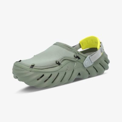 Мужские клоги Crocs Echo Ripstop Clog, Зеленый Новая коллекция / Одежда, обувь и аксессуары | V4.Market