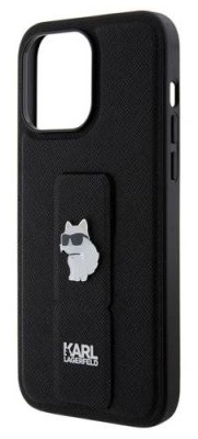 Чехол Lagerfeld Saffiano GripStand Choupette для iPhone 15 Pro, черный / Чехлы | Электроника | V4.Ru: Маркетплейс