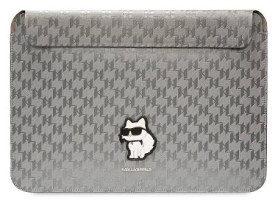 Чехол-конверт Lagerfeld Saffiano Sleeve Monogram Choupette для ноутбуков 14", серебряный / Чехлы | Электроника | V4.Ru: Маркетплейс