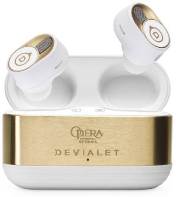 Беспроводные наушники Devialet Gemini II Opéra de Paris, белый/золото / Беспроводные наушники | Электроника | V4.Ru: Маркетплейс