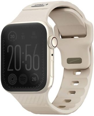 Ремешок Uniq Stride Rubber для Apple Watch 38/41 мм, силикон, бежевый / Ремешки | Электроника | V4.Ru: Маркетплейс