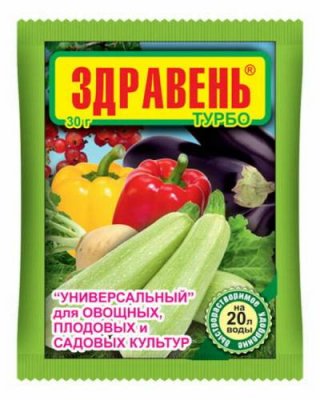 Удобрение Здравень турбо универсальный для овощных, плодовых, садовых культур 30 г / Универсальные | Дача, сад и огород | V4.Ru: Маркетплейс