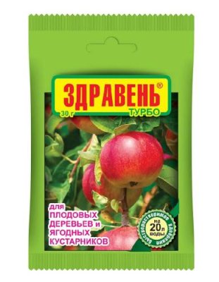 Удобрение Здравень турбо для плодовых деревьев и ягодных кустарников 30 г Для плодовых и ягодных / Дача, сад и огород | V4.Market