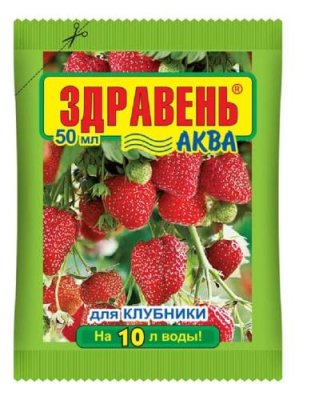 Удобрение Здравень АКВА для клубники 50 мл Для клубники и малины / Дача, сад и огород | V4.Market