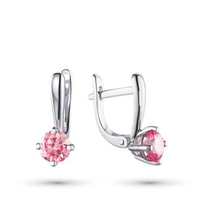 Серьги из белого золота э0912сг04200689_pink / Серьги | Одежда, обувь и аксессуары | V4.Ru: Маркетплейс