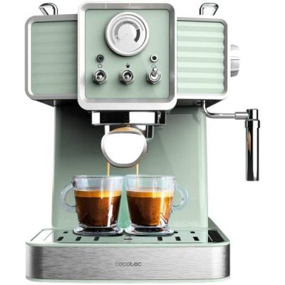 Cecotec Кофеварка на 2 чашки, светло-зеленая Express Power Espresso 20 Tradizionale Cecotec / Кофемашины | Товары для дома | V4.Ru: Маркетплейс