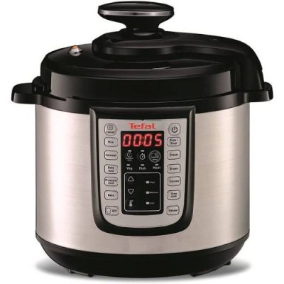 Tefal Мультиварка Tefal CY505E / 1200 Вт / 6 л / 25 программ / книга рецептов / нержавеющая сталь / Мультиварки | Товары для дома | V4.Ru: Маркетплейс