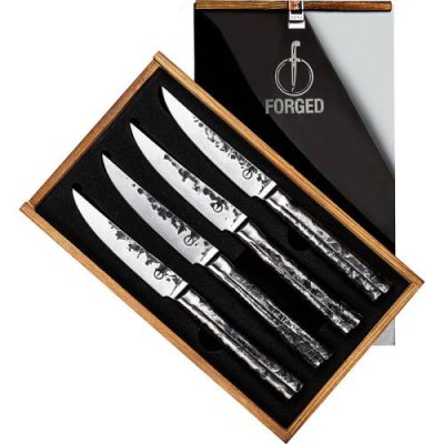 Forged Набор кованых ножей для стейка Forged Intense, 4 предмета, ручная работа, в деревянной коробке / Приборы для гриля | Товары для дома | V4.Ru: Маркетплейс