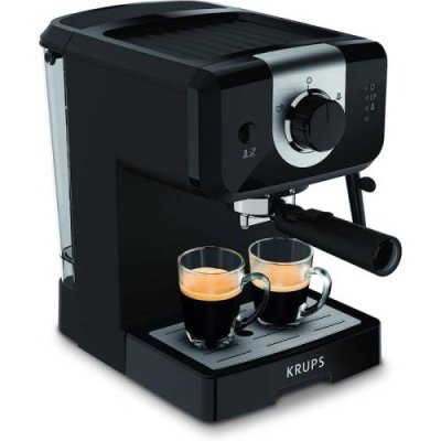 Krups Кофемашина на 2 чашки 2200 Вт, черная Opio XP320810 Krups / Кофемашины | Товары для дома | V4.Ru: Маркетплейс