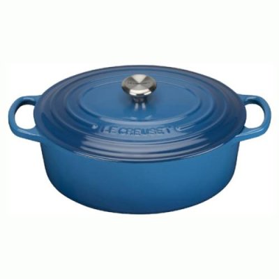 Le Creuset Гусятница / жаровня с крышкой 27 см, синий Le Creuset / Посуда для кухни | Товары для дома | V4.Ru: Маркетплейс