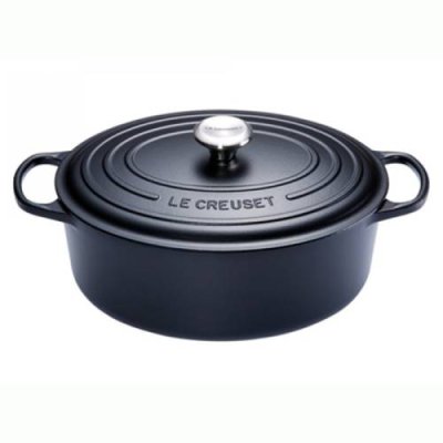 Le Creuset Гусятница / жаровня с крышкой 27 см, черный матовый Le Creuset / Посуда для кухни | Товары для дома | V4.Ru: Маркетплейс