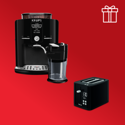 Автоматическая кофемашина Espresseria EA829810 с Тостером Tefal Smart&Light TT640810 / Выгодные наборы | Бытовая техника | V4.Ru: Маркетплейс